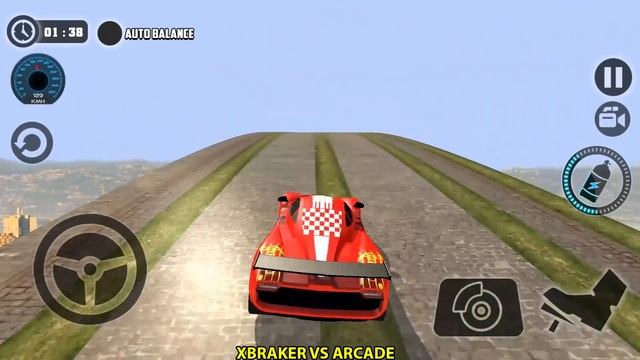 Impossible Car Tracks 3D: New Update Challenge Mode - Red Car Driving Stunts - Android Gameplay 202 смотреть онлайн