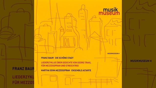Georg Trakl-Liederzyklen: Die schone Stadt: Verfall: Duster смотреть онлайн