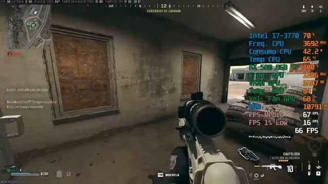 ? LIVE - WARZONE 3 | I7 3770 + RX 580 8GB 2048 SP | Graphcs Player | Aliexpress | MW3 | AO VIVO смотреть онлайн