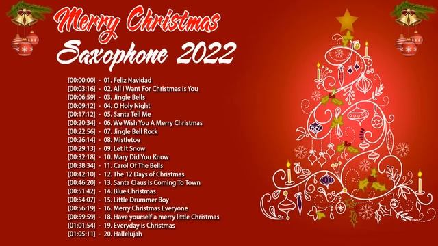 Christmas Saxophone 2022 ??? Saxophone Instrumental Christmas Music 2022 смотреть онлайн