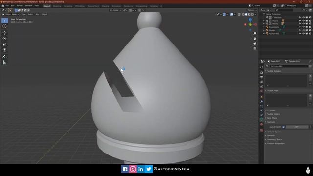 How to Model in Blender 2.9 - Knife Tool - Guide to Beginners смотреть онлайн