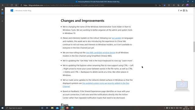 Windows 10 Build 21343: Hands-on with other features! смотреть онлайн