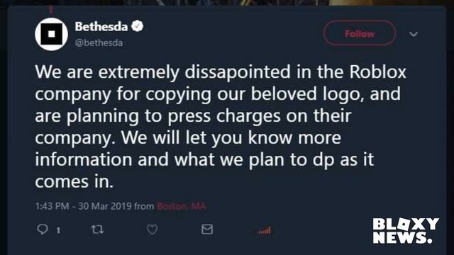 Roblox just got SUED by Bethesda for COPYING Logo! смотреть онлайн