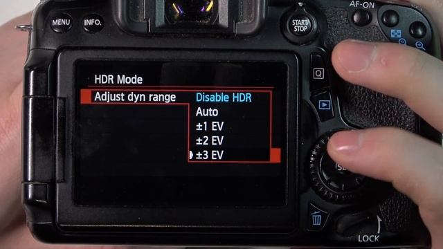 How To Adjust HDR Mode On Canon 70D Camera смотреть онлайн