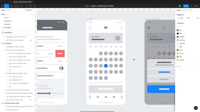 Getting Started with Merge Wireframing UI Kit (Figma) смотреть онлайн