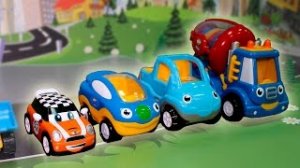 Мультфильмы для детей с игрушками - Машинки играют в прятки..mp4