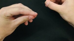 Как НАДЁЖНО привязать мормышку с отверстием к леске