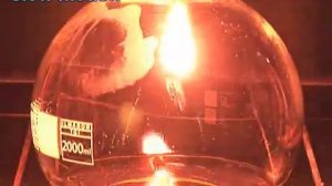 Горение железа в чистом кислороде