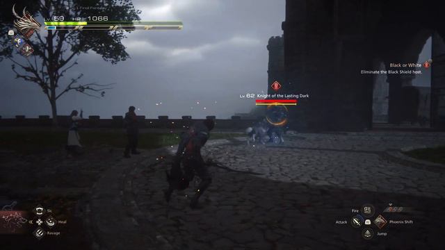 FINAL FANTASY XVI - Black Shield Final Fantasy Mode No Healing Item смотреть онлайн
