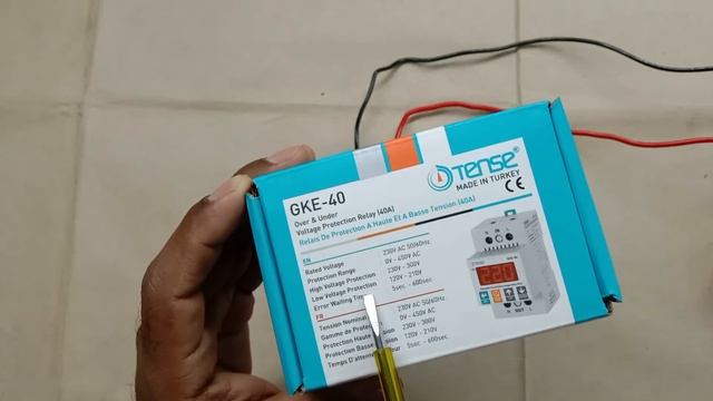 Over And Under Voltage Protection Device | VMR | Tense GKE-40 | @ElectricalTechnician