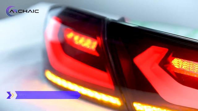 Archaic Full Led Tail lights for Mitsubishi Lancer EVO 2008-2020 смотреть онлайн