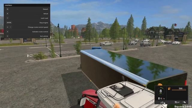 Farming Simulator 17 Mod Review #77 Front Loader, Mowers, Semis & Enclosed Trailer смотреть онлайн