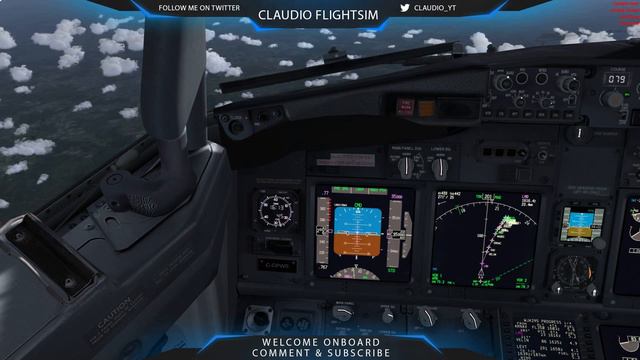 Claudio Flight SIM PMDG 736 LFPG - LEVT смотреть онлайн