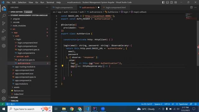 School Management Project | Spring Boot & Angular | Part 11 | Save JWT Token in Local Storage смотреть онлайн
