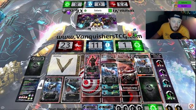 Solaris starter deck play through, Vanquishers how to play смотреть онлайн