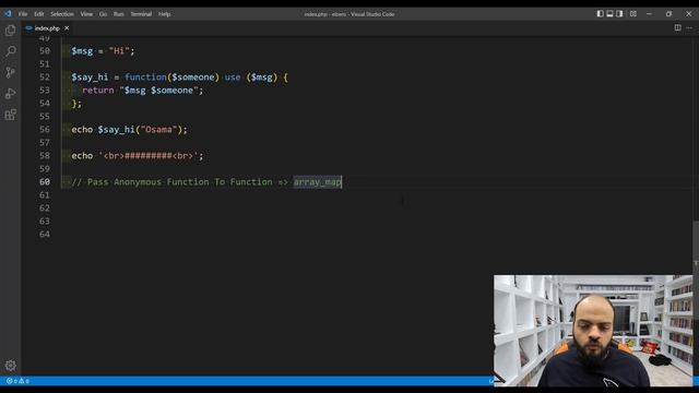 Learn PHP 8 In Arabic 2022 - #051 - Anonymous Function смотреть онлайн
