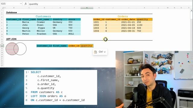 SQL LEFT JOIN - SQL Tutorial #23 смотреть онлайн