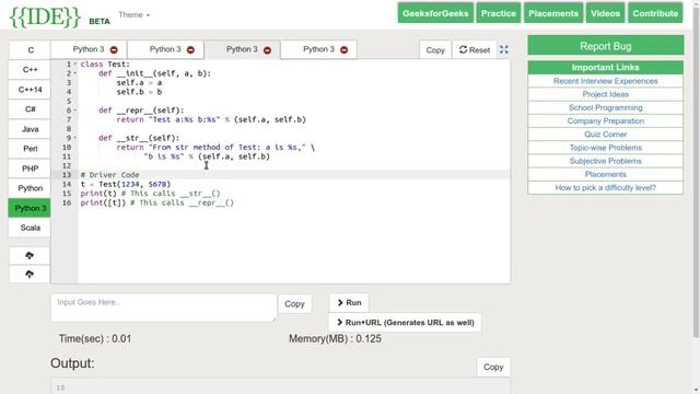 Python Programming Tutorial | Object Oriented Programming in Python - Part 2 | GeeksforGeeks смотреть онлайн