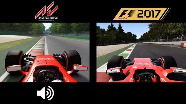 F1 2017 vs Assetto Corsa RSS Formula Hybrid - Side by Side Comparison смотреть онлайн