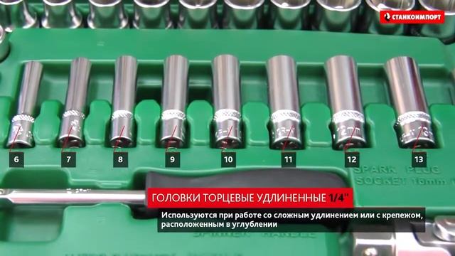 Набор инструмента Станкоимпорт 128 предметов смотреть онлайн