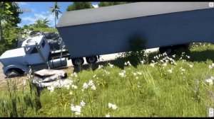 BeamNG.Drive Mod : Semi trailer (Crash test)
