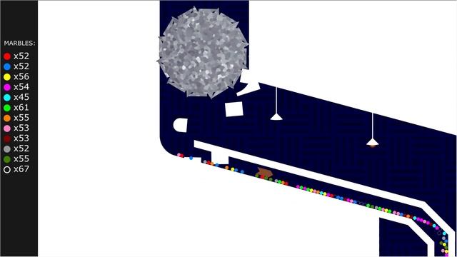 Escape from the Object to destroy [Survival Marble Race] #3 - in Algodoo смотреть онлайн