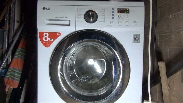 LG Diret Drive Fuzzy Logic F1222TD Washing Machine : Single Item Test смотреть онлайн