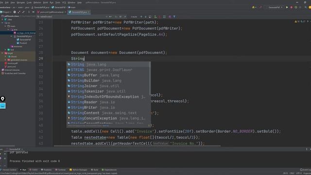 Add watermark image in pdf invoice in java part 5 смотреть онлайн