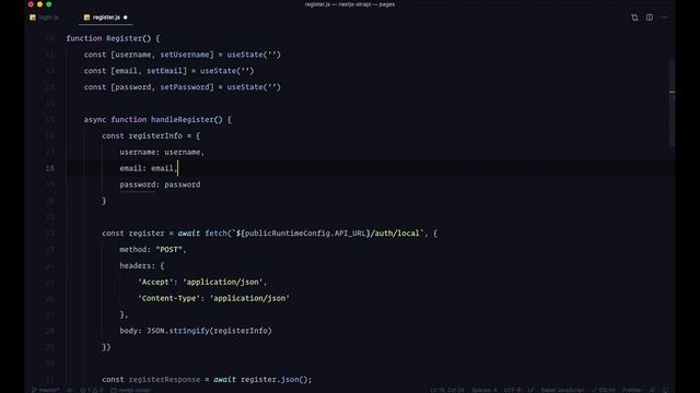 Next.js + Strapi - Register Users смотреть онлайн