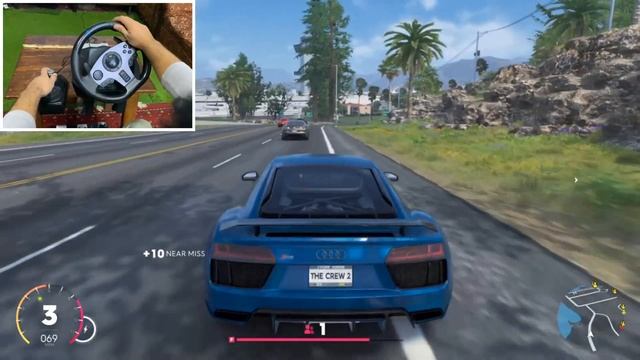 Audi R8 | The Crew 2 String Wheel Gameplay | 4K 60fps PS5 смотреть онлайн