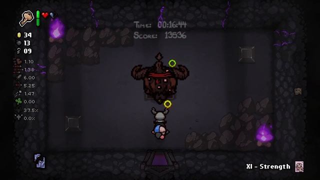 The Binding Of Isaac: Rebirth - Let's Play - Episode 224 (No Com) Samson Vs The Beast! Brimstone 3x