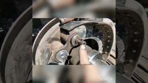 Установка шайбы-восьмерки на эксцентрики КАМАЗа.