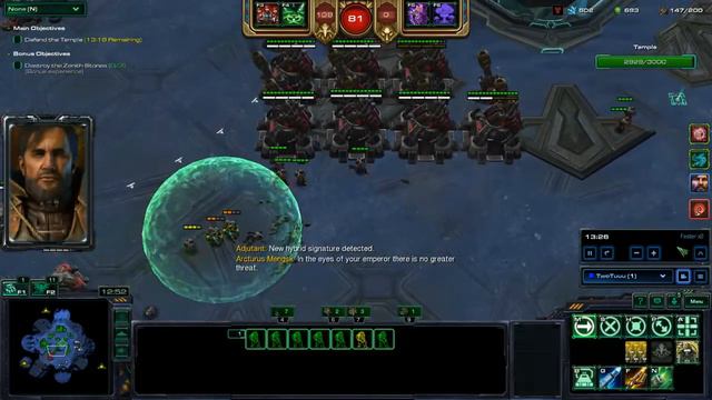 Starcraft 2 Co-op Mutation #14: Dark Ritual - Mengsk Solo (p3) [=Brutal+2] смотреть онлайн