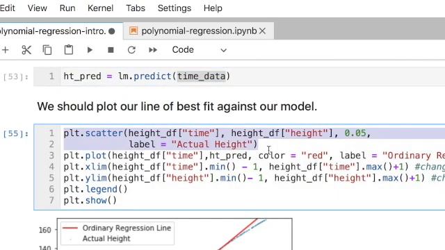 Machine Learning. Intro to Polynomial Regression, Part 2. Checking Linear MOdel for Fit. смотреть онлайн