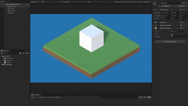 How to Code a Screen Shake Effect | Unity Tutorial смотреть онлайн