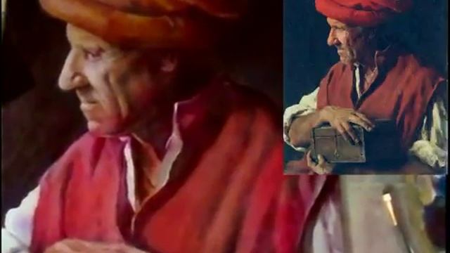 УРОК ФЛАМАНДСКОЙ ЖИВОПИСИ. Портрет "Старик в красном" Федерико Андреотти 2 ч. смотреть онлайн