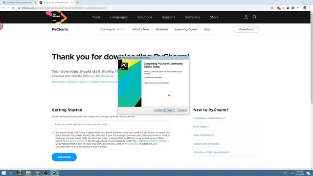 Installing Python and PyCharm смотреть онлайн