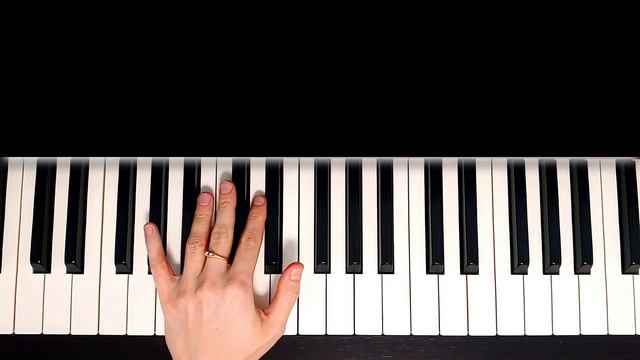 Красивая и Легкая Мелодия На Пианино Для Начинающих