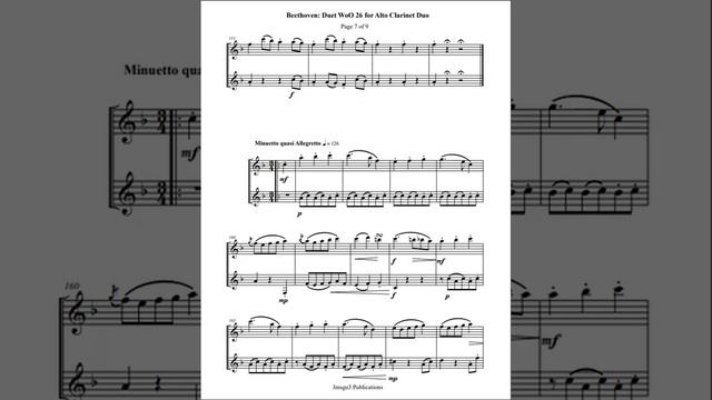 Beethoven: Duet WoO 26 for Alto Clarinet Duo смотреть онлайн