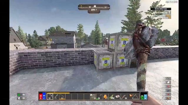 7 Days To Die A21 Darkness Falls №1 Начало 2024г. #7daystodie