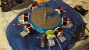 Самодельный электромагнитный двигатель Radial Solenoid Engine