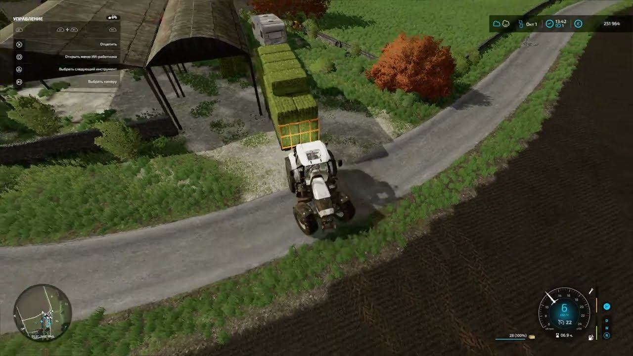 (PS4 Pro) FS 22 КФХ Устинка. Calmsden Farm #14 смотреть онлайн