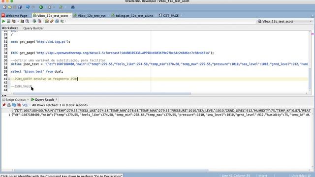 05/12/2020 Oracle JSON_QUERY e JSON_VALUE смотреть онлайн