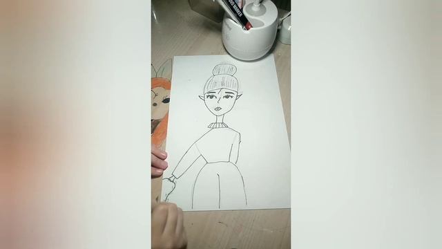 Мой новогодний рисунок!!)  Понравилось видео? поставь лайк?