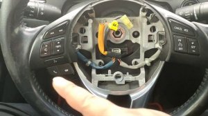 Как снять руль Мазда 6  #мазда6#mazda6