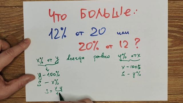 Как быстро искать проценты от числа смотреть онлайн