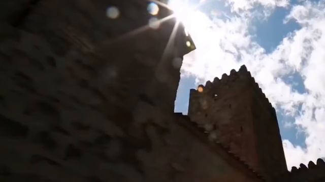 крепость Ананури в Грузии смотреть онлайн