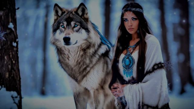NATIVE AMERICAN SPIRIT FLUTE MUSIC  WINTER WOLF ❄️ Relaxation Meditation Deep Sleep