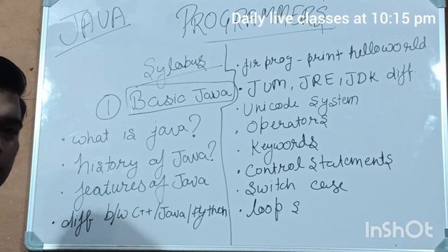 Java tutorial 01: Introduction and Syllabus | Java live tutorials смотреть онлайн