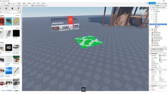 как сделать в Roblox studio блок убийства и добавить музыку в свою игру смотреть онлайн